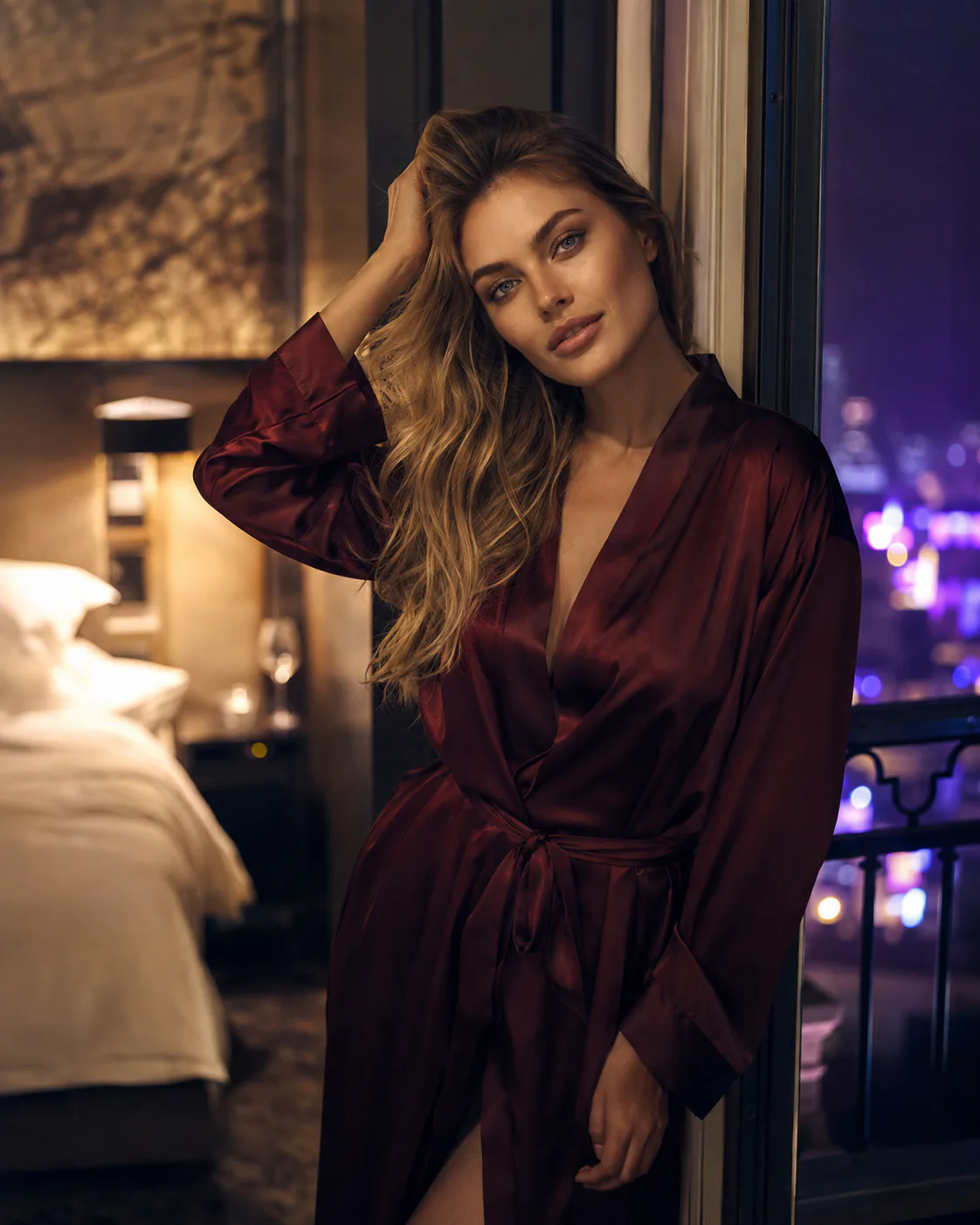 Charlotte, a ChatUp AI companion, in an elegant interior